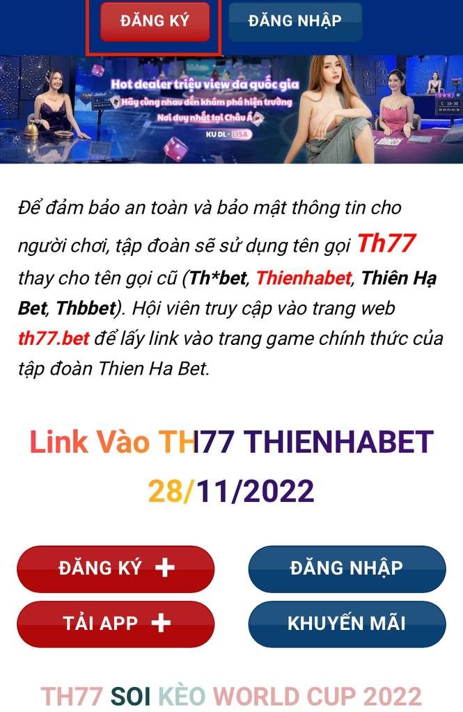 Cách thức truy cập vào Thienhabet